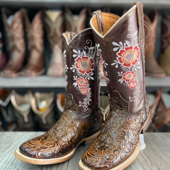 Womens 100% real leather boots - Picture 13 of 16